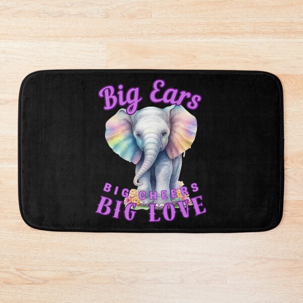 Item preview, Big Ears, Big Cheers, Big Love. elephant face designed and sold by ElephantVibes.