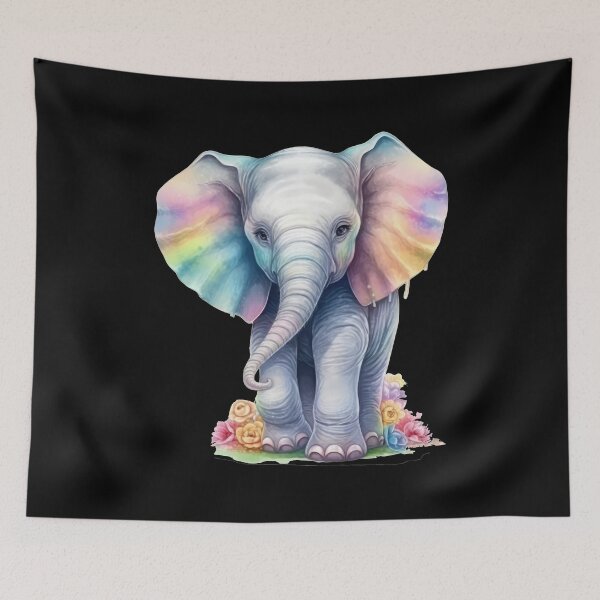 Item preview, Elephant Portrait designed and sold by ElephantVibes.