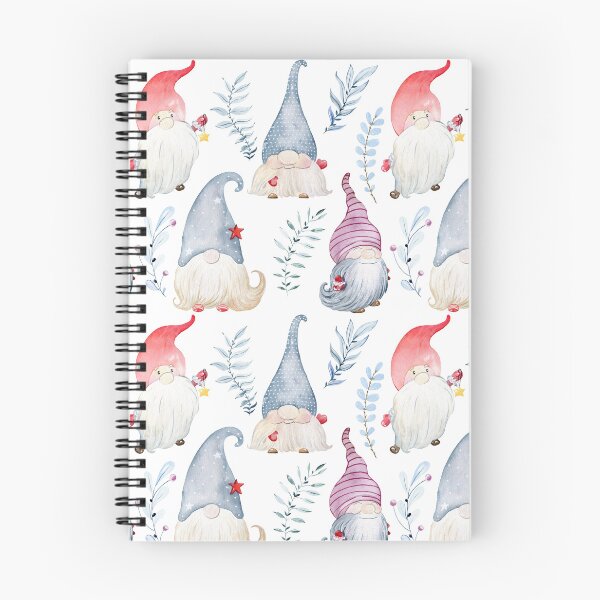 Item preview, Watercolor christmas cute gnomes designed and sold by tapilipa.
