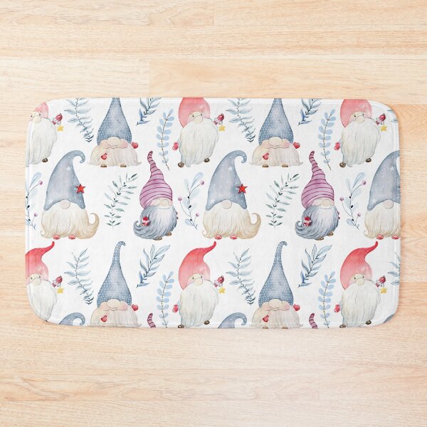 Artikelvorschau, Watercolor christmas cute gnomes entworfen und verkauft von tapilipa.