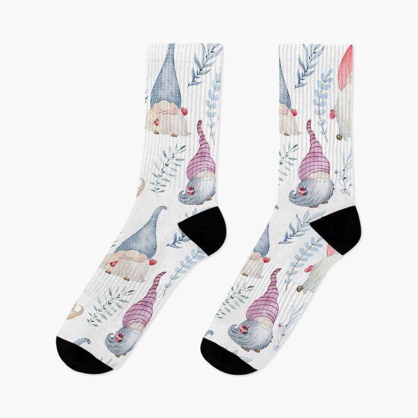 Item preview, Watercolor christmas cute gnomes designed and sold by tapilipa.