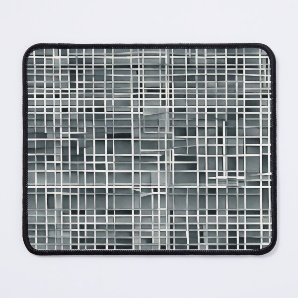 Item preview, Minimalist Black And White Grid Pattern designed and sold by Tamas Das.
