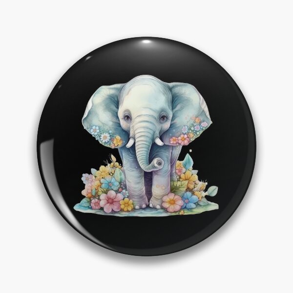Item preview, Elephant Portrait designed and sold by ElephantVibes.