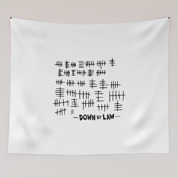 Item preview, Down by Law Tribute - Cinematic Tally Marks Design - Jim Jarmusch Cult Movie designed and sold by Boogosh.