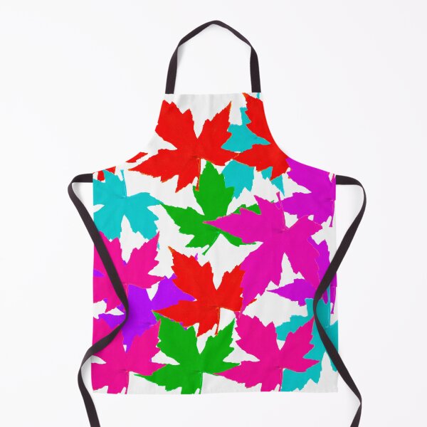 Item preview, Stunning Colored Leaf Pattern Photography with Purple, Blue, Green, and Orange Leaves designed and sold by Victoria Rose.