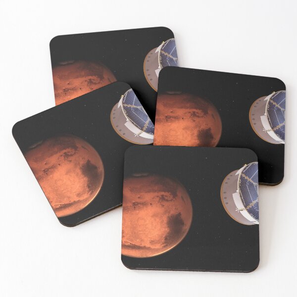 Item preview, STK204846S-Spacecraft carrying the Perseverance rover as it approaches Mars. designed and sold by StocktrekImages.