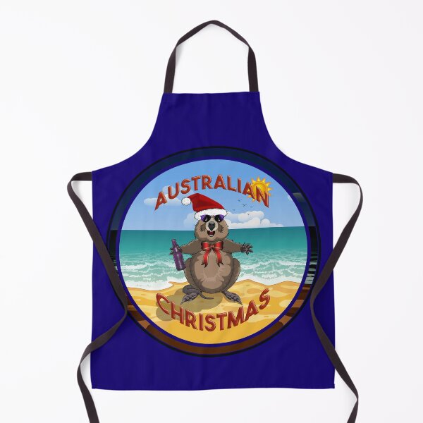 Item preview, Australian Christmas - Quokka on the Beach in a Circle by Amanda M Lucas designed and sold by Amanda Lucas.