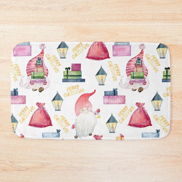 Artikelvorschau, Watercolor christmas cute gnomes entworfen und verkauft von tapilipa.