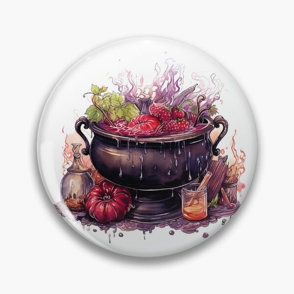 Item preview, Watercolor OxBlood Witch's Brew designed and sold by Mandayartstudio.