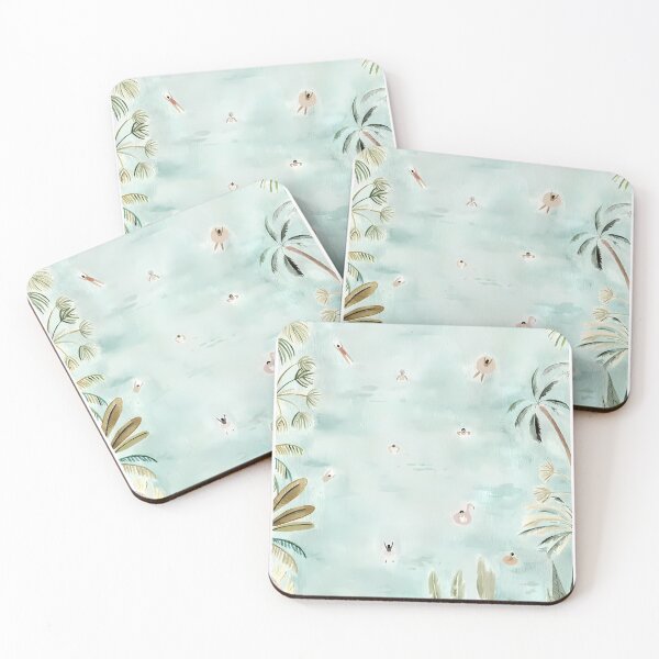 Item preview, Isabelle Vandeplassche Tropical Swimmers designed and sold by arhuoeshop.