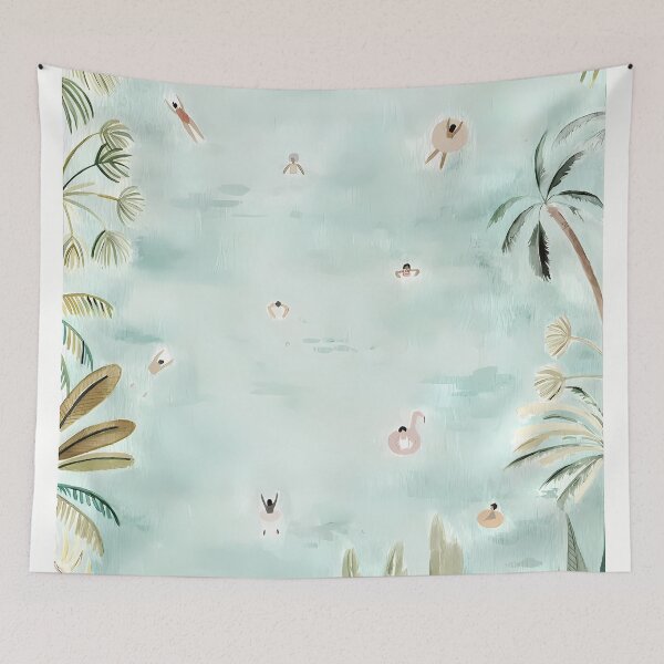 Item preview, Isabelle Vandeplassche Tropical Swimmers designed and sold by arhuoeshop.