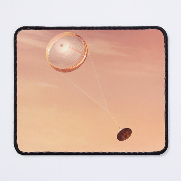 Item preview, STK204847S-The Perseverance rover deploying a parachute from its aeroshell before landing. designed and sold by StocktrekImages.