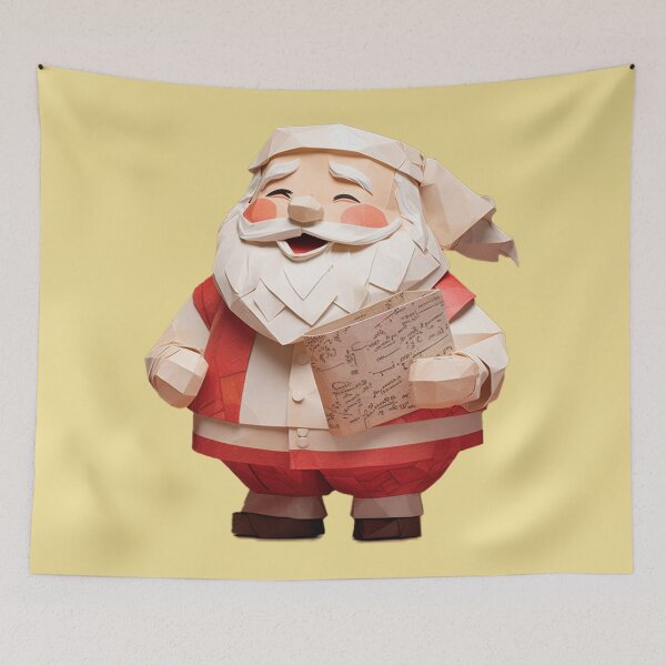 Item preview, Origami Christmas Laughing Santa Claus  designed and sold by LaartStudio.