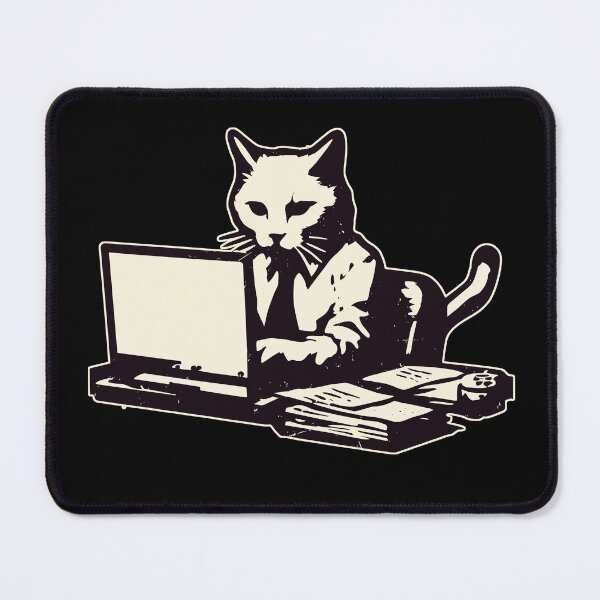 Item preview, Im busy working cat designed and sold by TomFrontierArt.