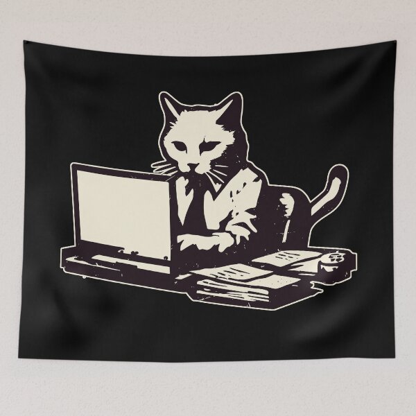 Item preview, Im busy working cat designed and sold by TomFrontierArt.