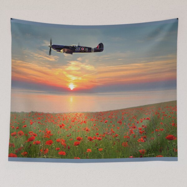 Item preview, Spitfire Sunset Poppies designed and sold by Alisonchambers2.
