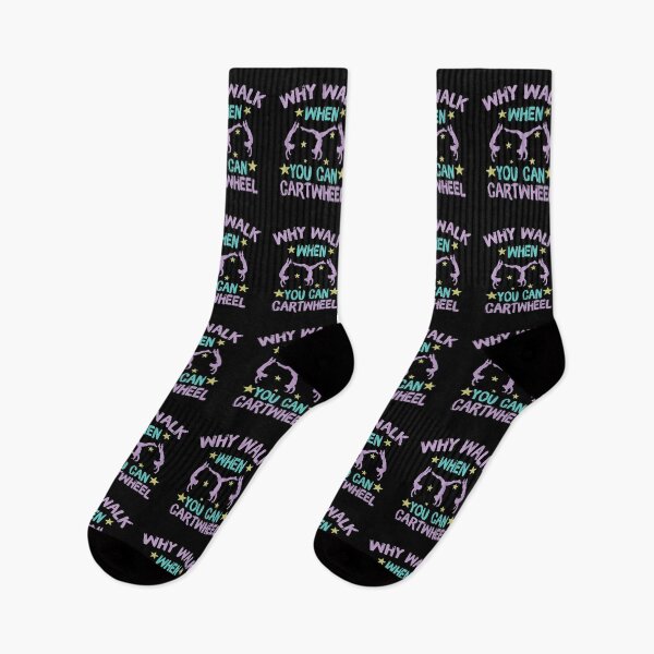 Item preview, Why Walk when You Can Cartwheel Gymnast Gymnastic Tumbling, gymnastic trainer, Womens Cheer Mom designed and sold by behindthefacts.