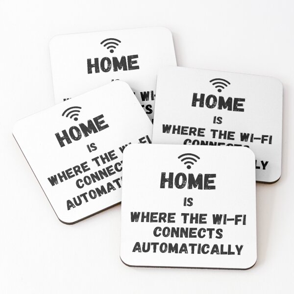 Item preview, Home is where the Wi-Fi connects automatically designed and sold by IssaraStudio.