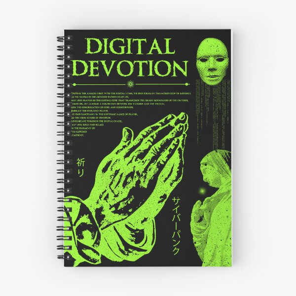 Item preview, Digital Devotion Brutalism Y2K Aesthetic designed and sold by PVSKI.
