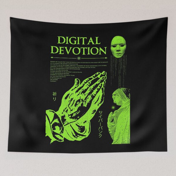 Item preview, Digital Devotion Brutalism Y2K Aesthetic designed and sold by PVSKI.
