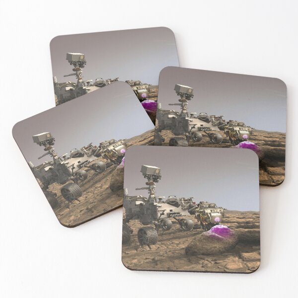 Item preview, STK204851S-The Perseverance Mars rover searching for signs of microbial life in rocks. designed and sold by StocktrekImages.