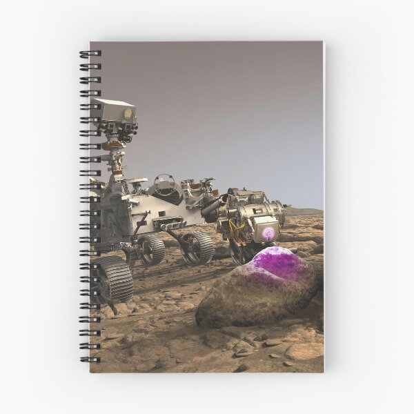 Item preview, STK204851S-The Perseverance Mars rover searching for signs of microbial life in rocks. designed and sold by StocktrekImages.