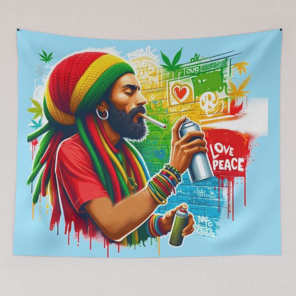 Item preview, Rasta Man designed and sold by Myra365Art.