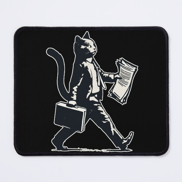 Item preview, Busy cat on the way to work designed and sold by TomFrontierArt.