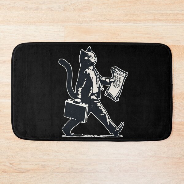 Item preview, Busy cat on the way to work designed and sold by TomFrontierArt.