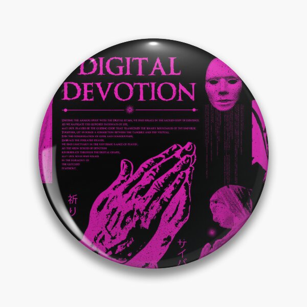 Item preview, Digital Devotion Brutalism Y2K Aesthetic designed and sold by PVSKI.