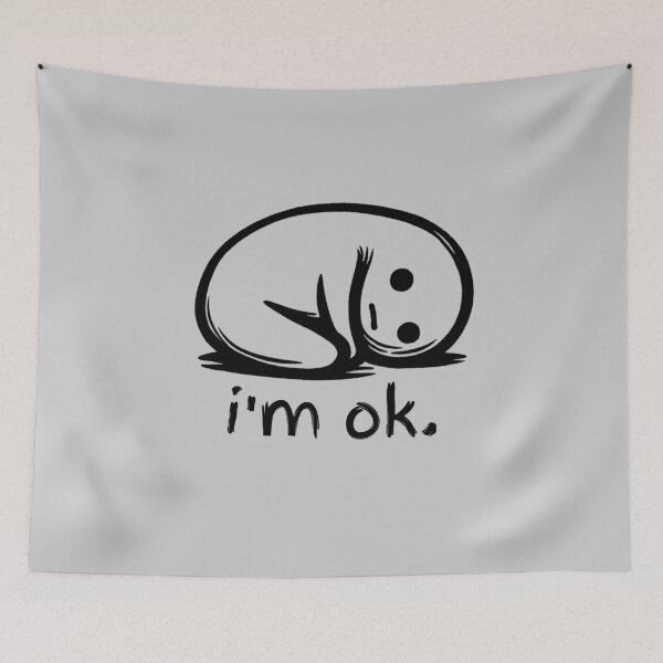 Item preview, i'm ok (light) designed and sold by RottenAppleShop.