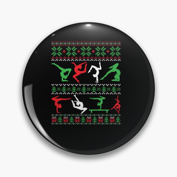 Artikelvorschau, Weihnachten hässliche Turnerin lustige Gymnastik, Cartwheel Tumbling Lover Athlete Girl, Womens Cheer Mom entworfen und verkauft von behindthefacts.