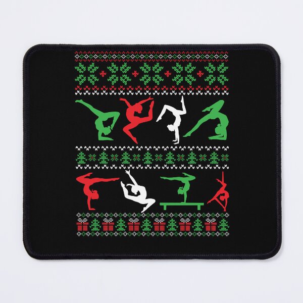 Item preview, Christmas Ugly Gymnast Funny Gymnastics, Cartwheel Tumbling Lover Athlete Girl, Womens Cheer Mom designed and sold by behindthefacts.