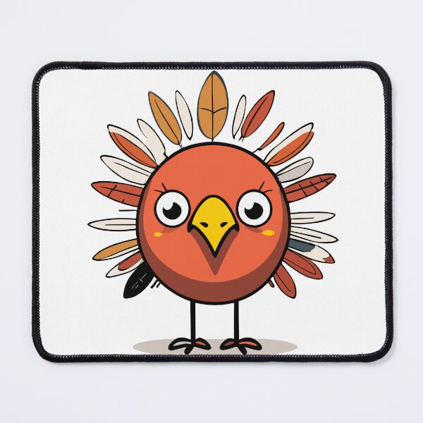 Item preview, cute turkey face designed and sold by MindFrank.