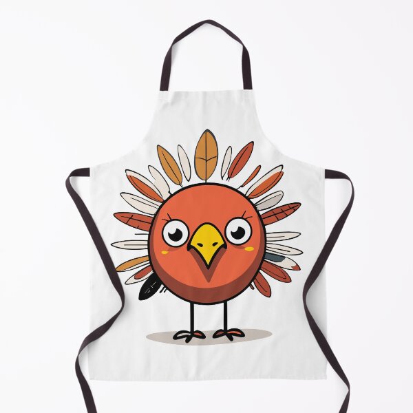 Item preview, cute turkey face designed and sold by MindFrank.