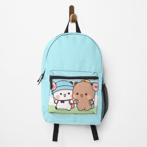 Item preview, Bubu and Dudu Balloon Hangout | Bear Couple | Panda Yier | Bubu Brownie Bear Sticker designed and sold by valeriehsin.