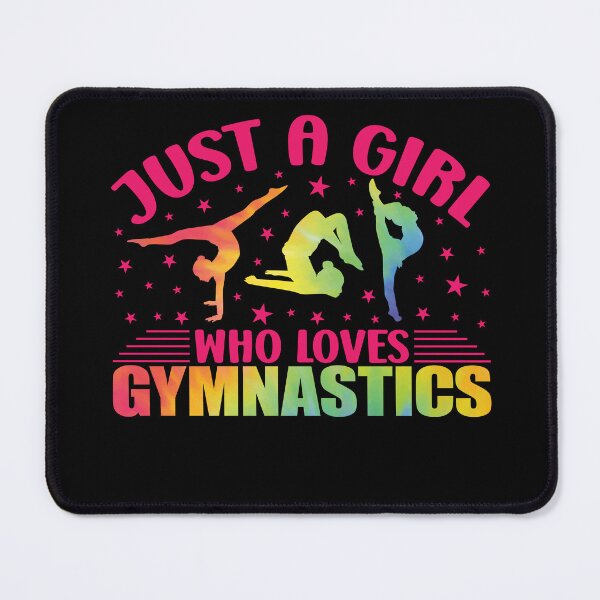 Item preview, Just a Girl Who Loves Gymnastics, Cartwheel Tumbling Lover Athlete Girl, Womens Cheer Mom designed and sold by behindthefacts.