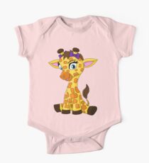 Girl Giraffe One Piece - Short Sleeve