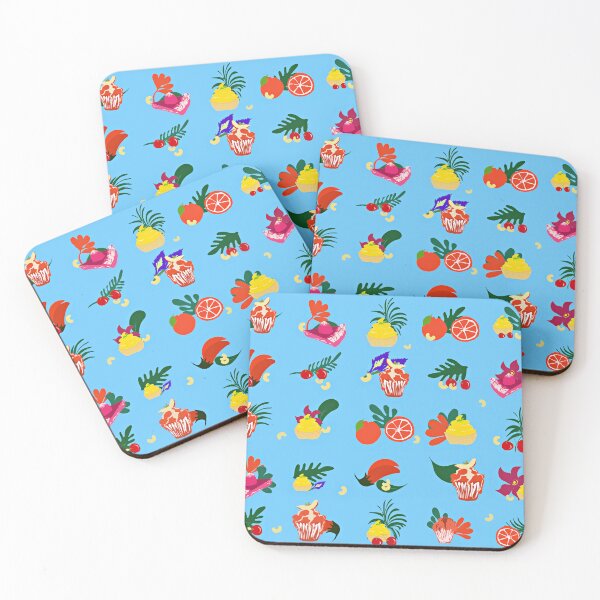 Item preview, Plant Based Colorful Food And Botanical Pattern designed and sold by MasalaStrokes.