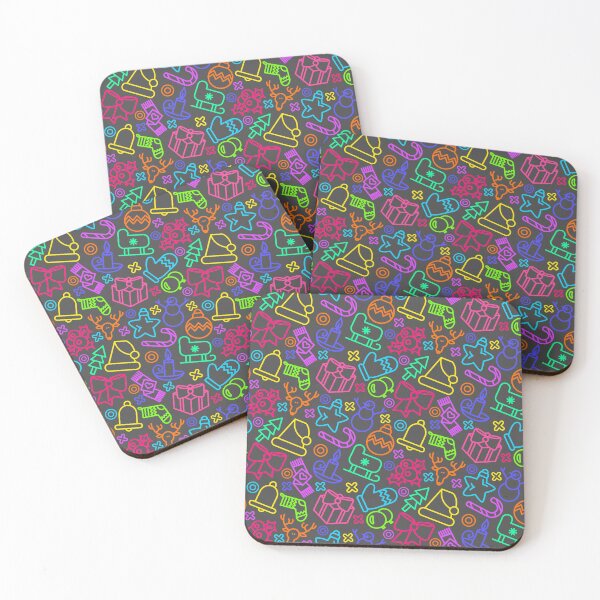 Item preview, Christmas Pattern, Cute Carton, Neon, Modern stylish designed and sold by Cerulean-Shop.