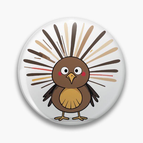 Item preview, cute turkey | cute turkey face designed and sold by MindFrank.