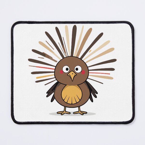 Item preview, cute turkey | cute turkey face designed and sold by MindFrank.