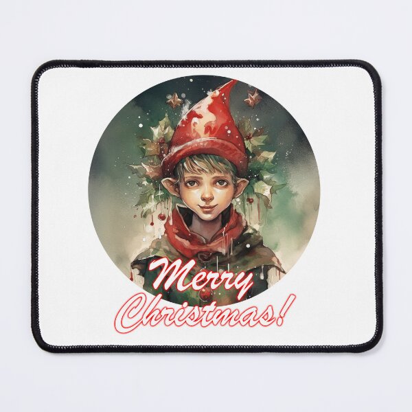 Item preview, A watercolor illustration Christmas_cute elf designed and sold by Mickeymouse2023.