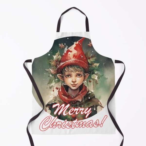 Item preview, A watercolor illustration Christmas_cute elf designed and sold by Mickeymouse2023.