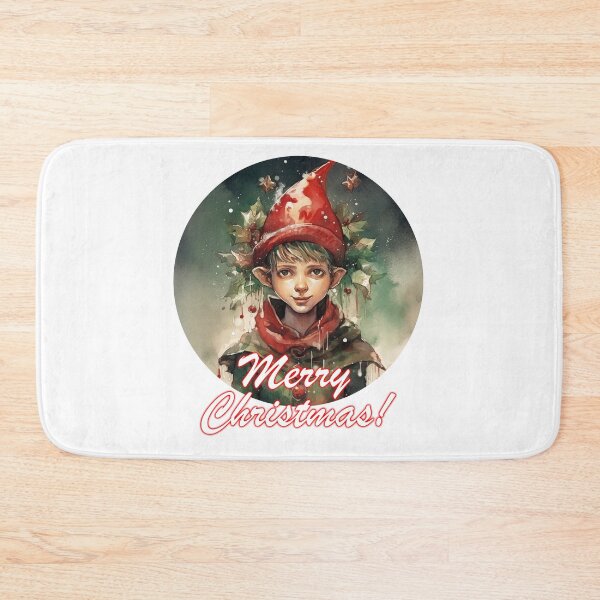 Item preview, A watercolor illustration Christmas_cute elf designed and sold by Mickeymouse2023.