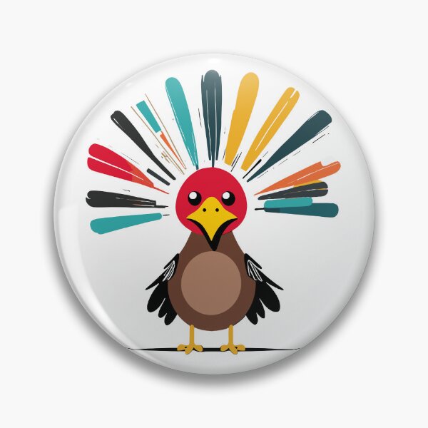Item preview, cute turkey | cute turkey face designed and sold by MindFrank.
