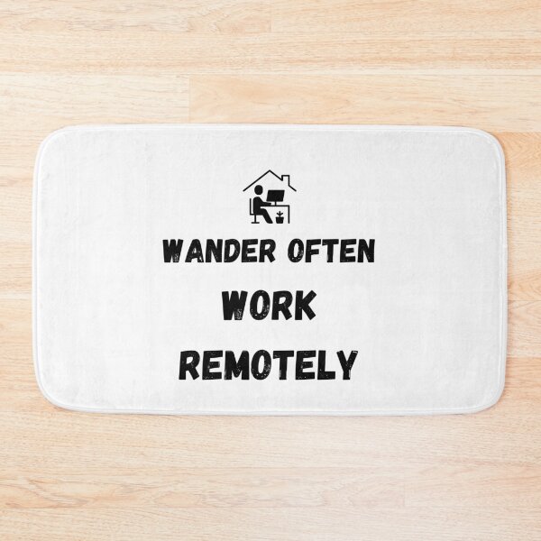 Item preview, Wander often, work remotely designed and sold by IssaraStudio.