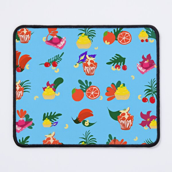 Item preview, Plant Based Colorful Food And Botanical Pattern designed and sold by MasalaStrokes.