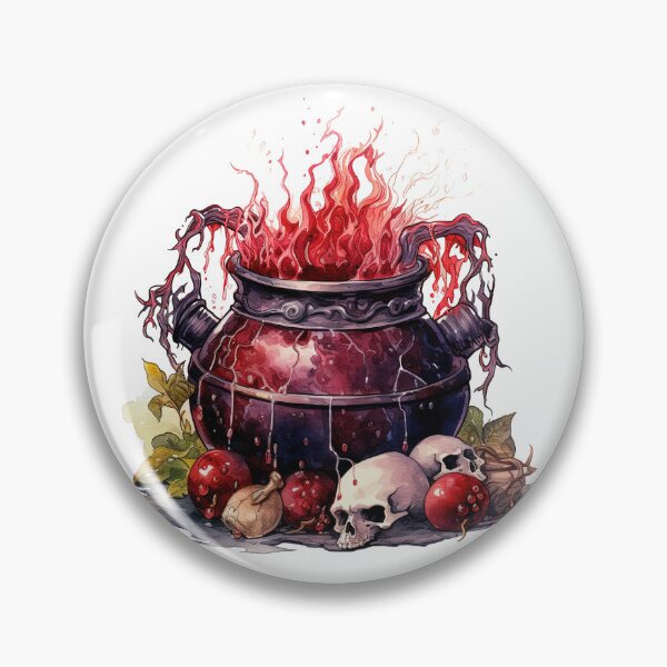 Item preview, Watercolor OxBlood Witch's Brew designed and sold by Mandayartstudio.