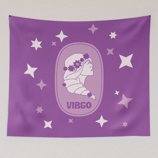 Item preview, Virgo - Popular Purple designed and sold by Kate Bick.